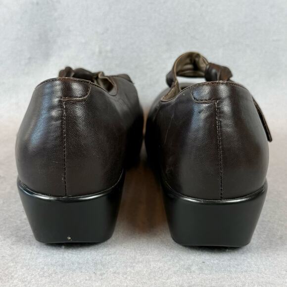 Dansko Ainsley Mary Jane Comfort Clogs Womens 38 or 7.5 Brown Shoes - Picture 6 of 13